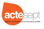 A new visual identity for Acte Sept's ten-year anniversary